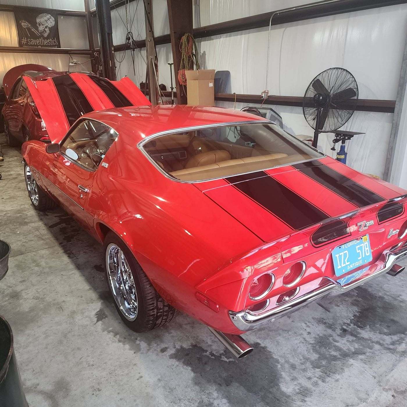 Custom body work on a classic muscle car at Sweeney's Seaside Automotive — project 41
