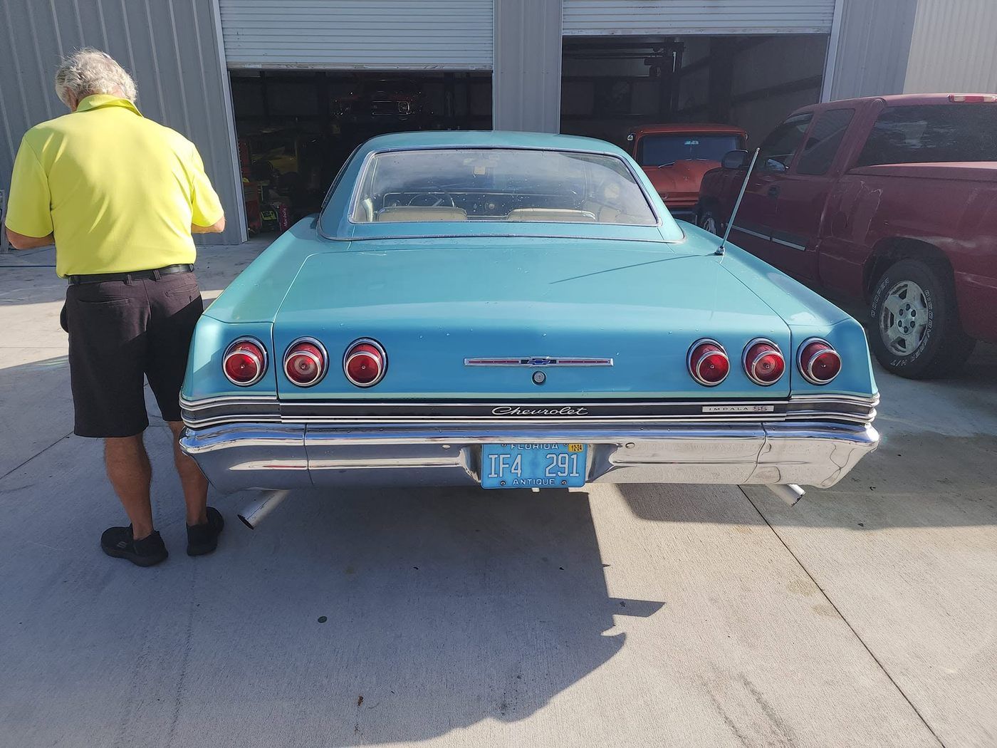 Muscle car undergoing custom performance upgrades at Sweeney's Seaside Automotive — project 47