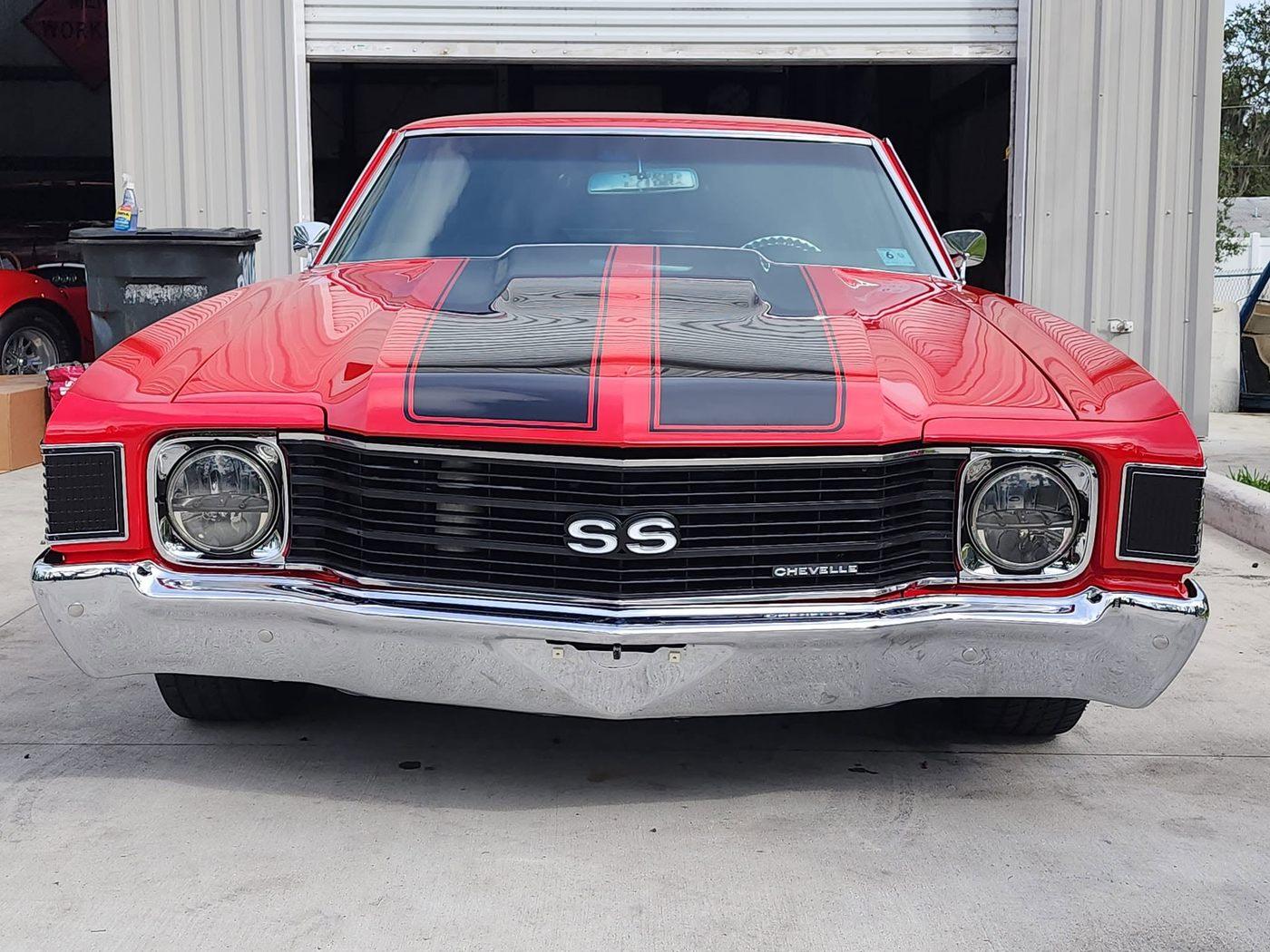 Classic car interior and trim detail at Sweeney's Seaside Automotive — project 57