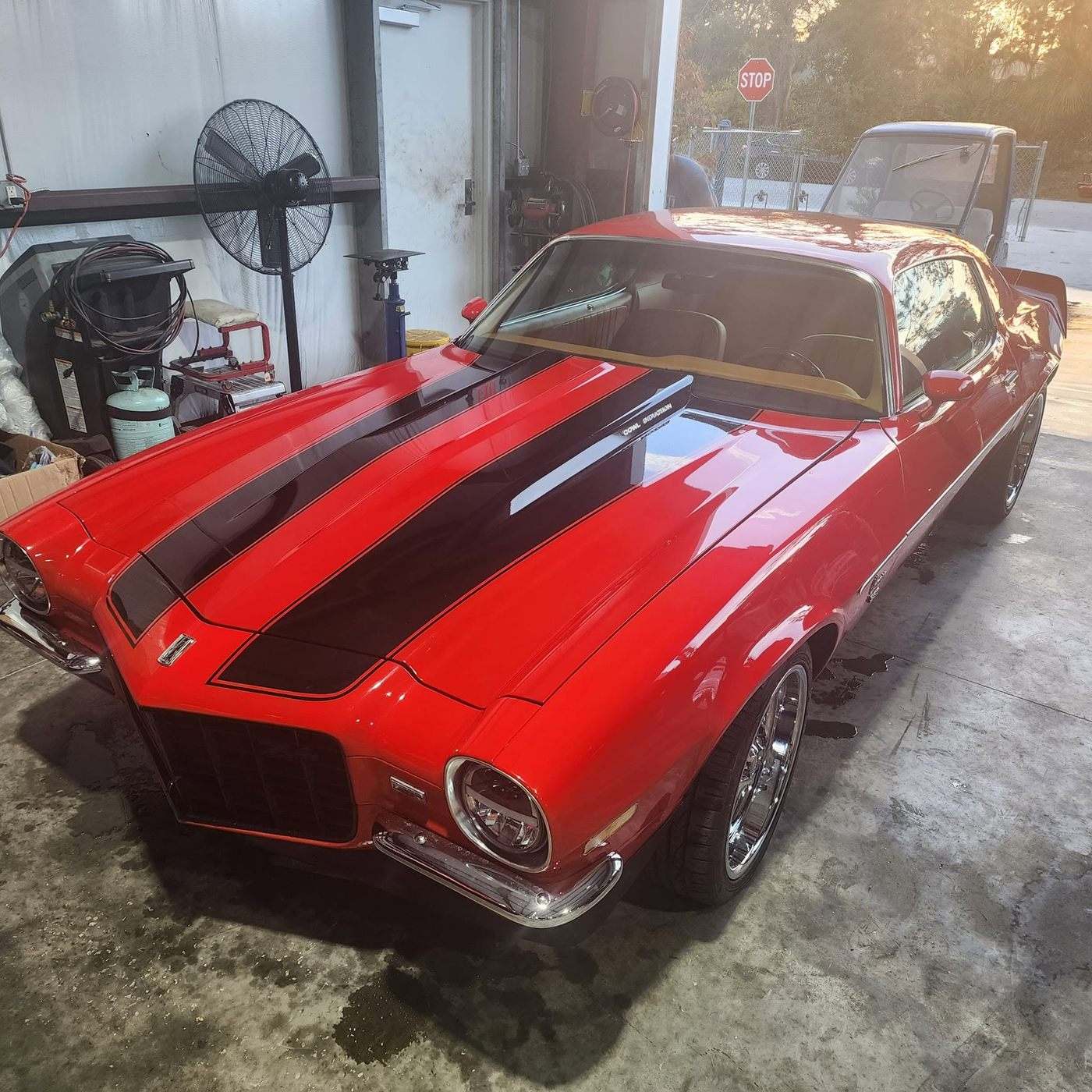 Classic car interior and trim detail at Sweeney's Seaside Automotive — project 69