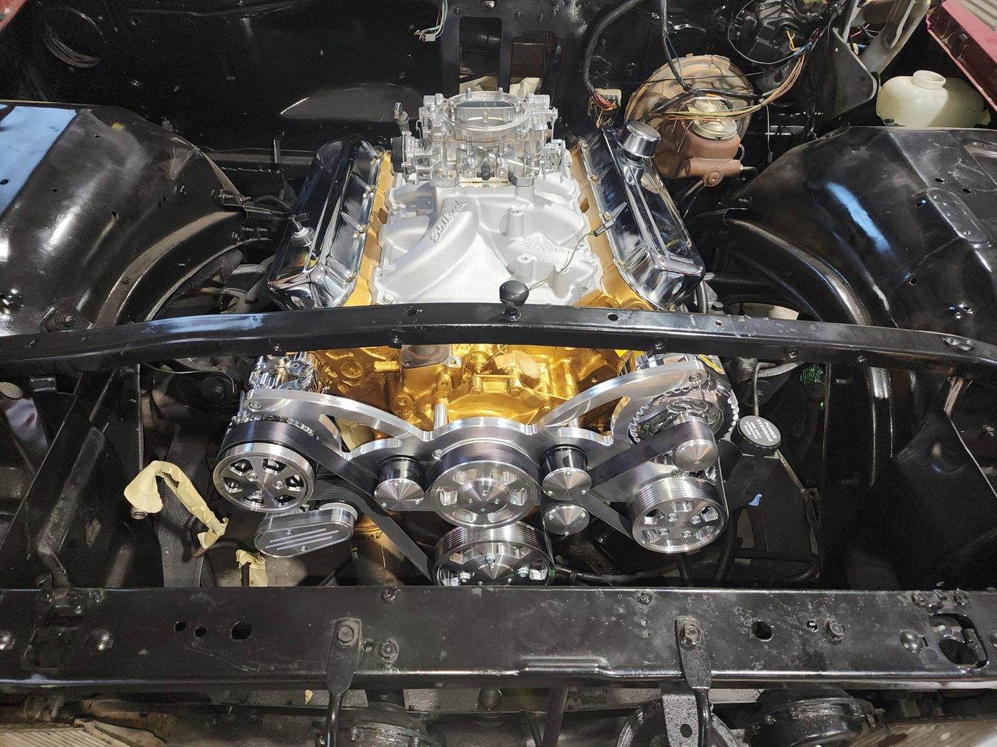 Classic car interior and trim detail at Sweeney's Seaside Automotive — project 81
