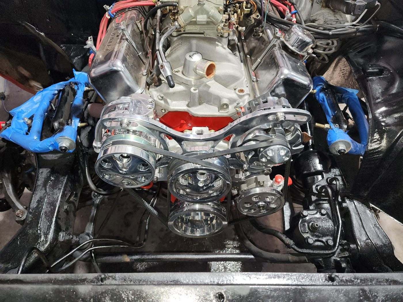 Classic car restoration detail at Sweeney's Seaside Automotive in Edgewater, FL — project 86