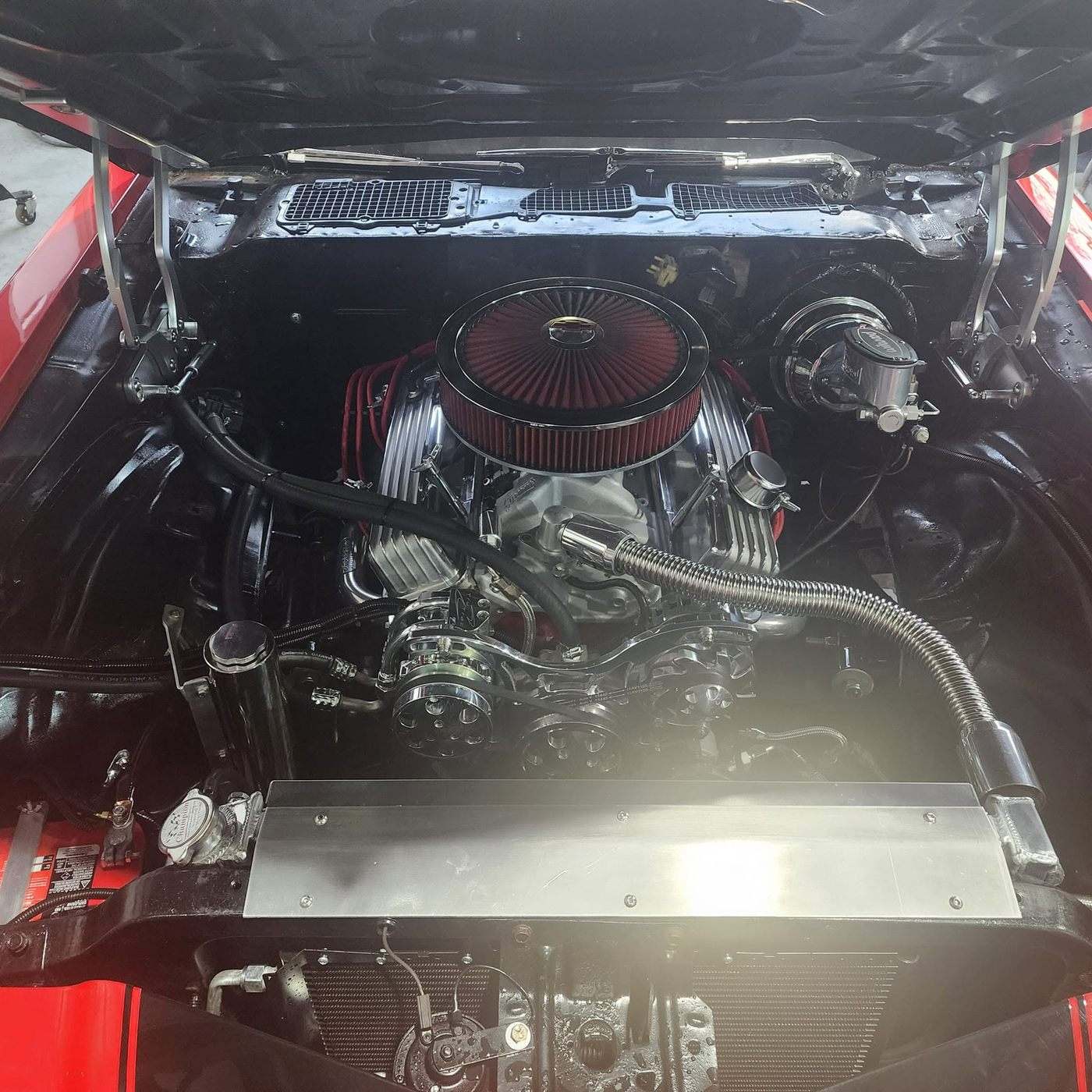 Custom body work on a classic muscle car at Sweeney's Seaside Automotive — project 89