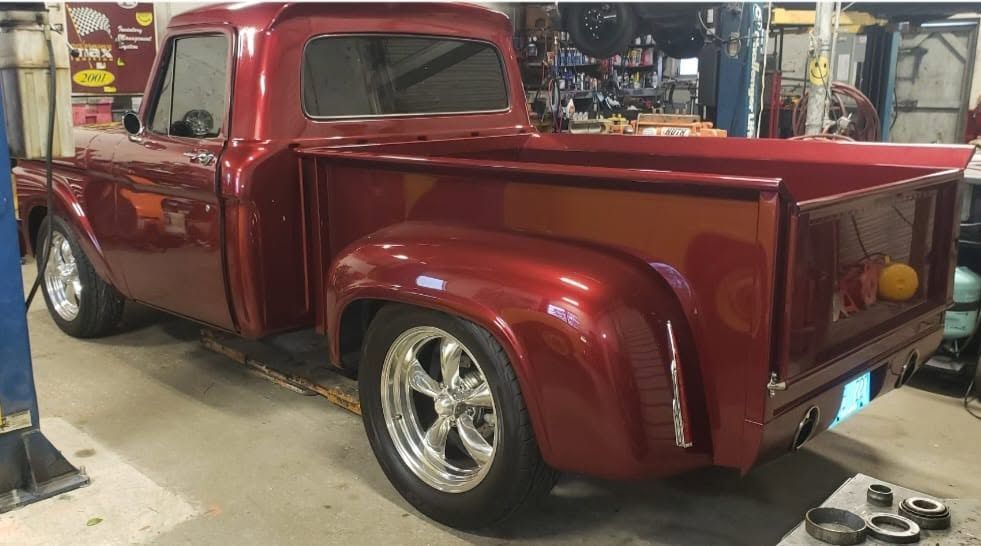 Custom muscle car build in progress at Sweeney's Seaside Automotive — project 97