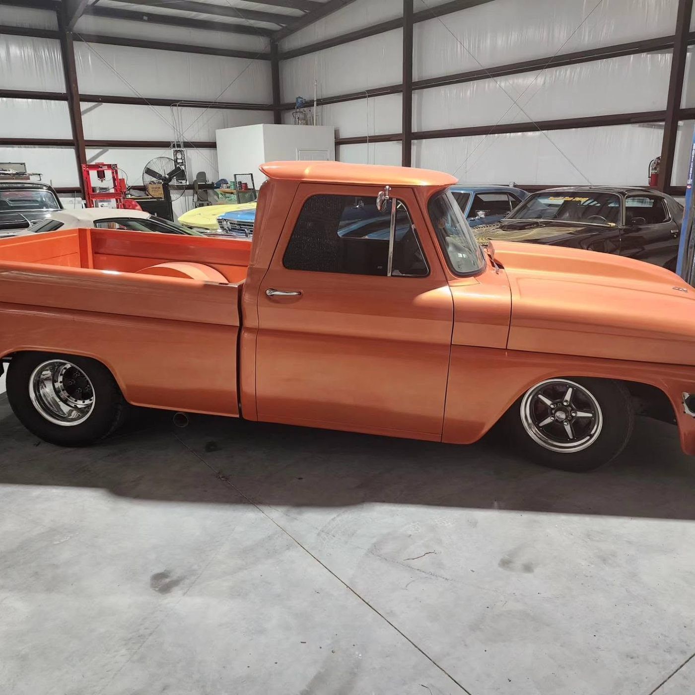 Custom body work on a classic muscle car at Sweeney's Seaside Automotive — project 101